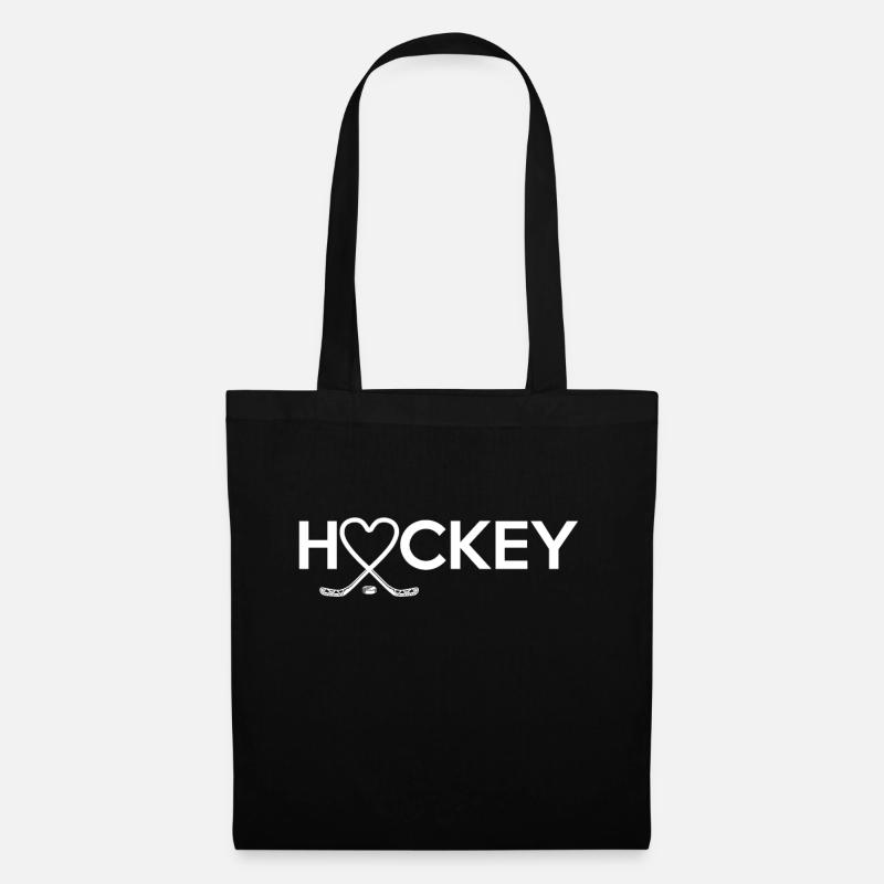Eishockey - Stoffbeutel - Schwarz