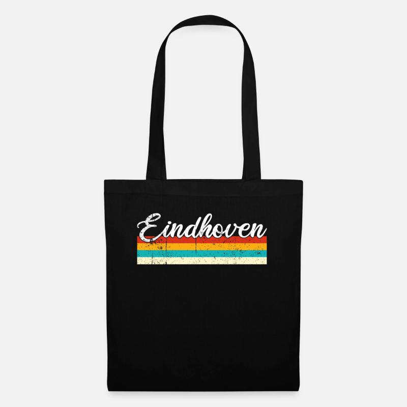 Eindhoven Retro Vintage - Stoffbeutel - Schwarz
