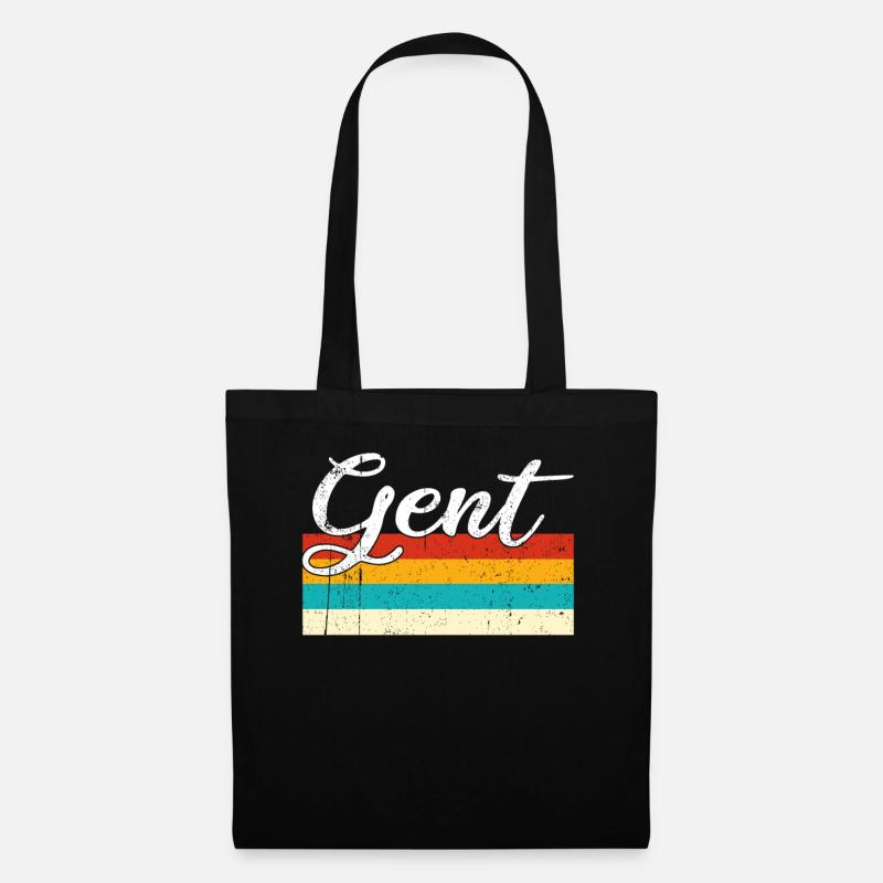 Gent Retro Vintage - Stoffbeutel - Schwarz