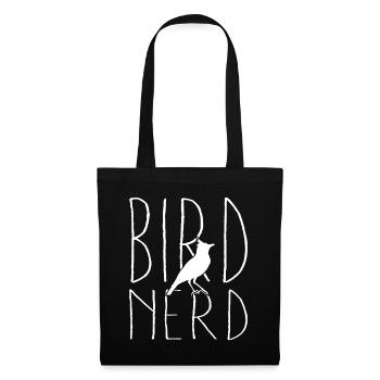 Ornithologie des oiseaux Cadeau ornithologue - Sac en tissu - noir - Devant