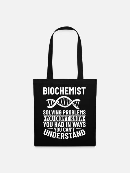 Biochemie Biologische Biochemiker Physiologische - Stoffbeutel - Schwarz