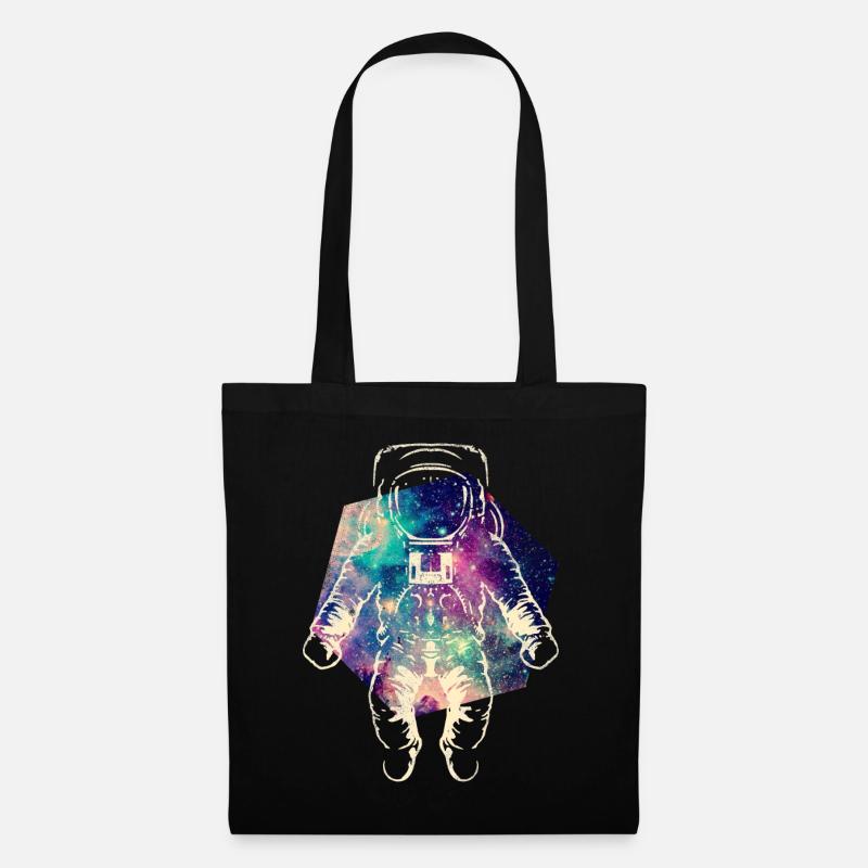 Astronaute dans l’espace - Sac en tissu - noir