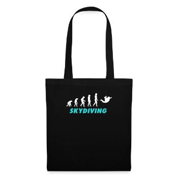 Maillots de l’équipe de parachutisme - Sac en tissu - noir - Devant