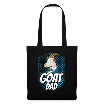 Goat Father Goat Father Goat Animal Domestic Goat - Tote Bag - black - Front