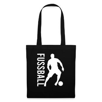 Fußball Fussball - Stoffbeutel - Schwarz - Vorne