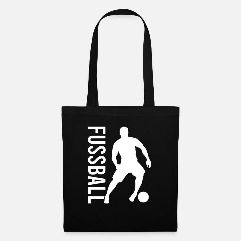 Fußball Fussball - Stoffbeutel - Schwarz