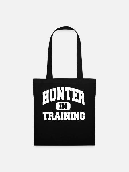 Hunter In Training - Stoffbeutel - Schwarz