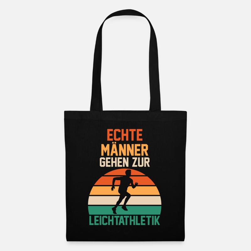 Leichtathletik - Stoffbeutel - Schwarz
