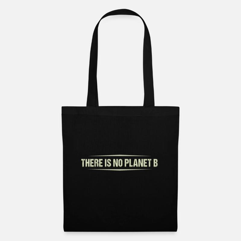 There Is No Planet B Earth Day Anniversary - Stoffbeutel - Schwarz