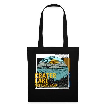 Crater Lake National Park Shirt, Oregon Mount - Tote Bag - black - Front