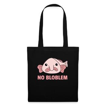Blobfish No Bloblem funny Blobfish - Tote Bag - black - Front