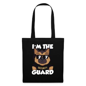 Je suis l’agent de sécurité de sécurité - Sac en tissu - noir - Devant