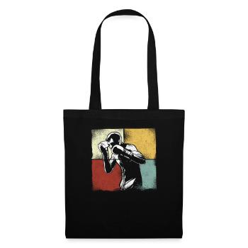 Boxing Retro Vintage - Tote Bag - black - Front