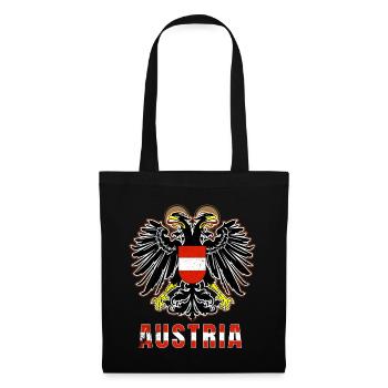 Autriche - Sac en tissu - noir - Devant
