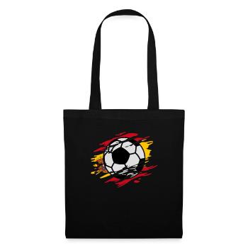 Espagne Football España fútbol - Sac en tissu - noir - Devant