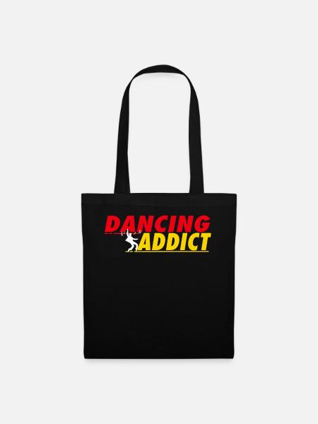 Dancing Addict - Stoffbeutel - Schwarz