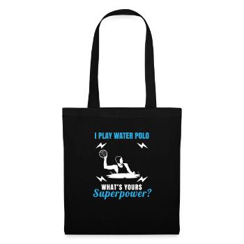 Water Polo Joueur de Water Polo Cadeau de Water Polo - Sac en tissu - noir - Devant