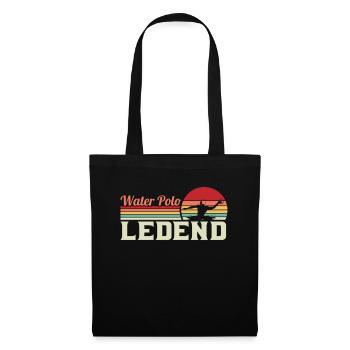 Water Polo Joueur de Water Polo Cadeau de Water Polo - Sac en tissu - noir - Devant