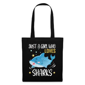 Shark - Stoffbeutel - Schwarz - Vorne