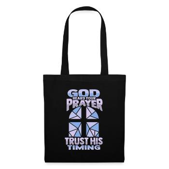 Biblical Bible verse Jesus Christ Bible students - Tote Bag - black - Front