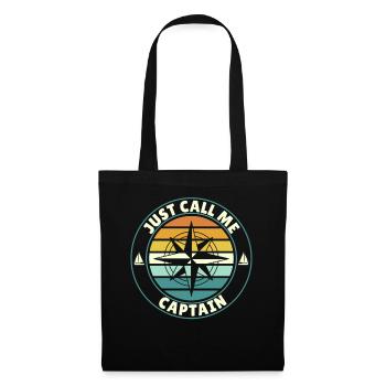 Just call me Captain Sailor and Captain Saying - Tote Bag - black - Front
