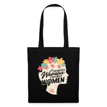Féminisme féministe Militante des droits des femmes - Sac en tissu - noir - Devant