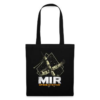 Station spatiale Mir - Sac en tissu - noir - Devant