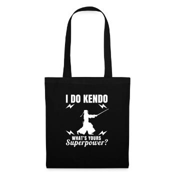 Kendo Martial Arts Kenjutsu Kendoka Samurai - Tote Bag - black - Front