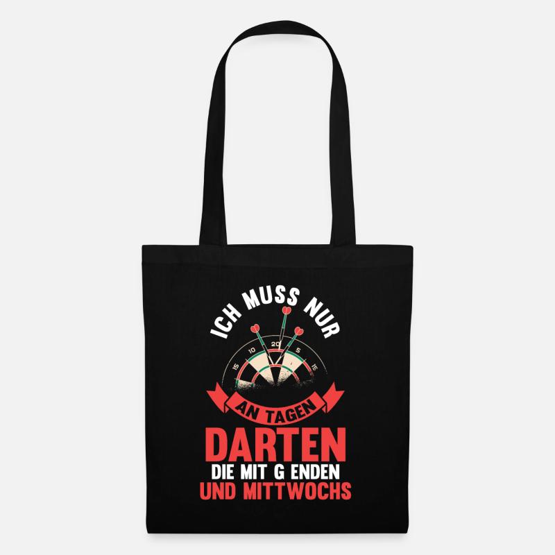 Darts Dart - Stoffbeutel - Schwarz