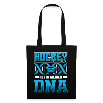 Hockey | Hockey ist in meiner DNA - Stoffbeutel - Schwarz - Vorne