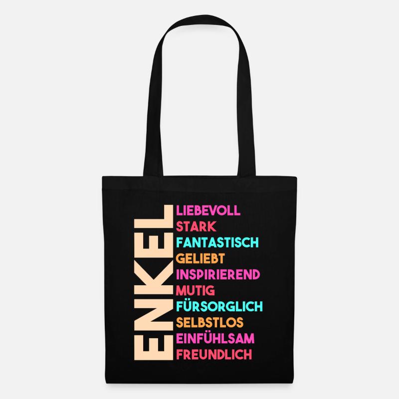 Enkel - Stoffbeutel - Schwarz