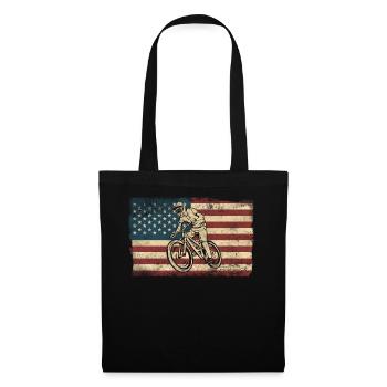 Enduro MTB Mountain Bike Riding - Tote Bag - black - Front