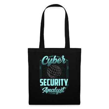 Analyste en cybersécurité Hack Hacker Sécurité informatique - Sac en tissu - noir - Devant