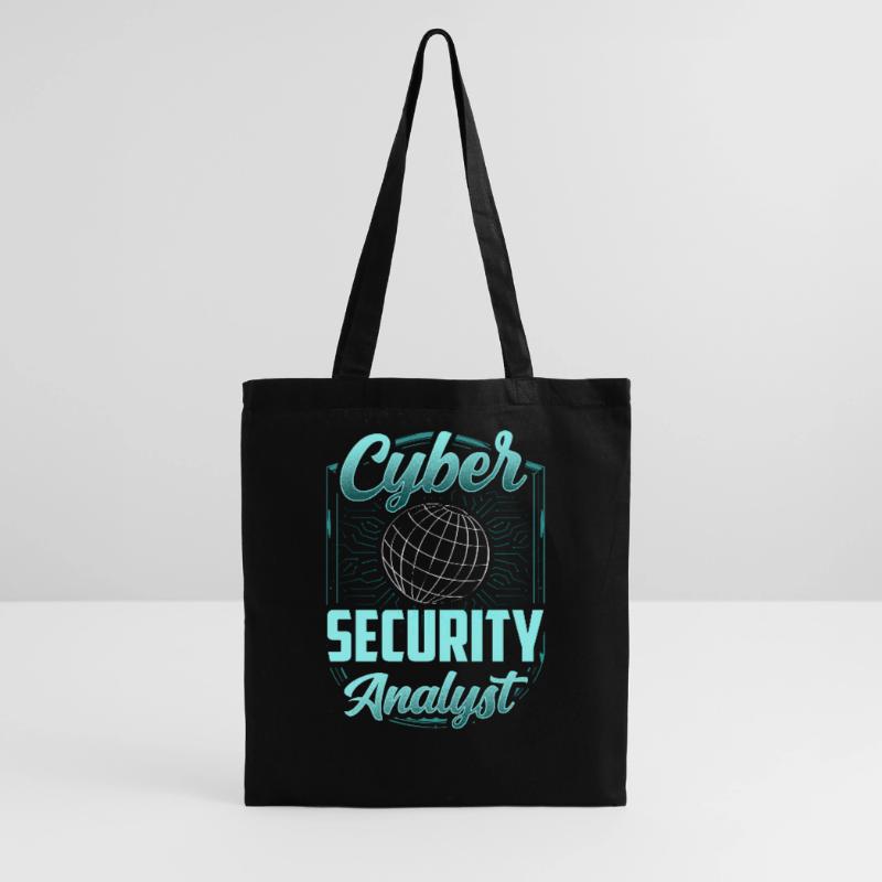 Cybersecurity Analyst Hack Hacker IT Sicherheit Stoffbeutel