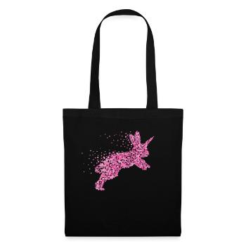 Rabbit Unicorn Rabbit Dwarf Rabbit - Tote Bag - black - Front