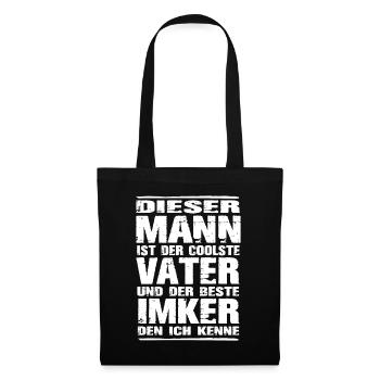 Imker - Stoffbeutel - Schwarz - Vorne