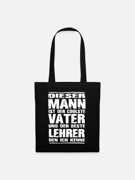 Lehrer - Stoffbeutel - Schwarz