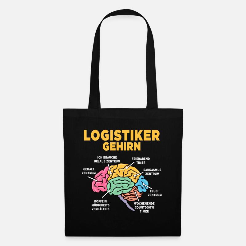 Logistiker - Stoffbeutel - Schwarz