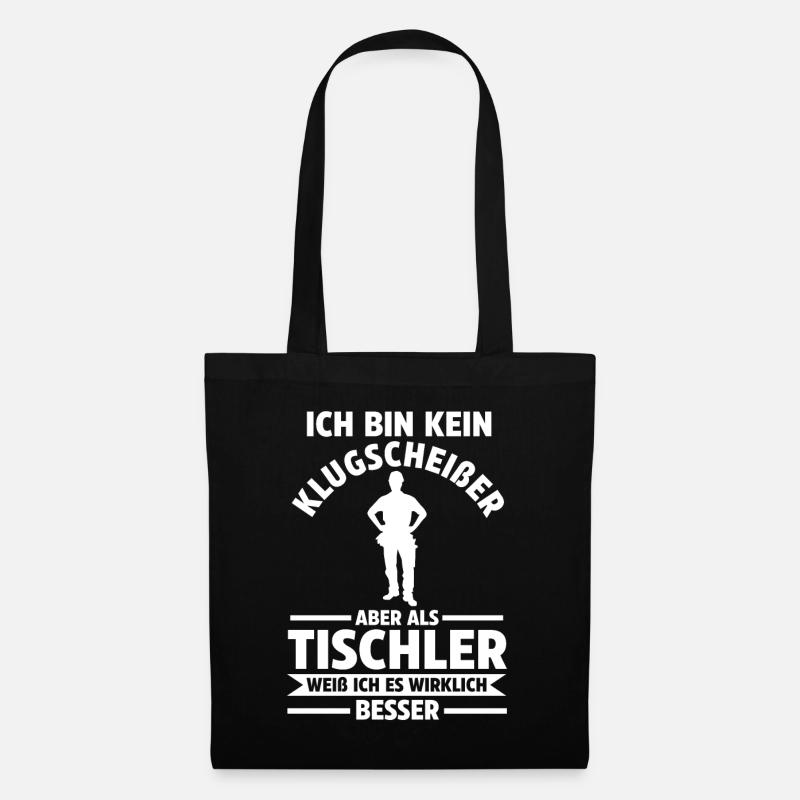 Tischler - Stoffbeutel - Schwarz