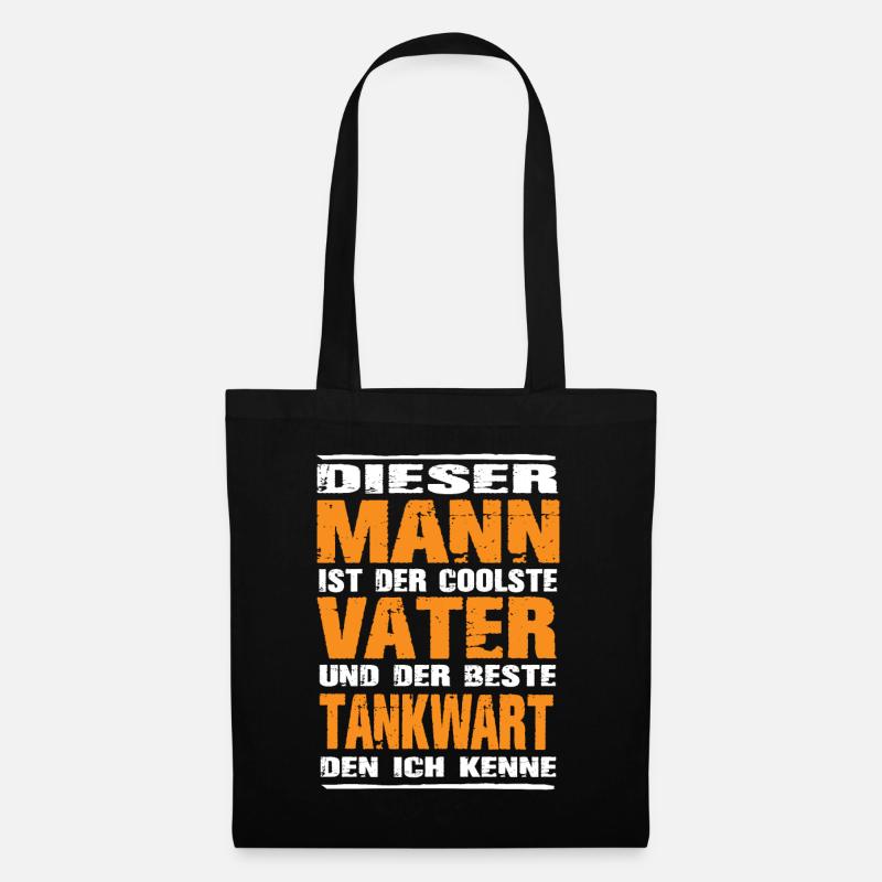 Tankwart - Stoffbeutel - Schwarz
