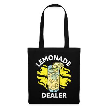 Limonade Lemonade Getränk - Stoffbeutel - Schwarz - Vorne