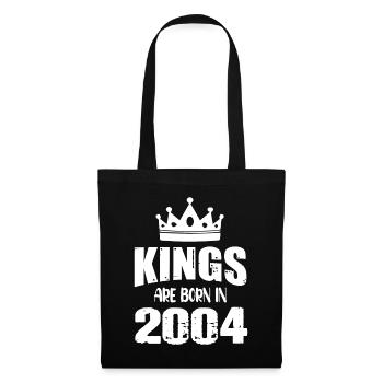 Kings are born in 2004 - Tote Bag - black - Front