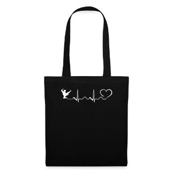 Kung Fu Heartbeat Ekg COACH DESIGN - Tote Bag - black - Front