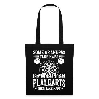 Darts Board Granddad Grandfather - Tote Bag - black - Front