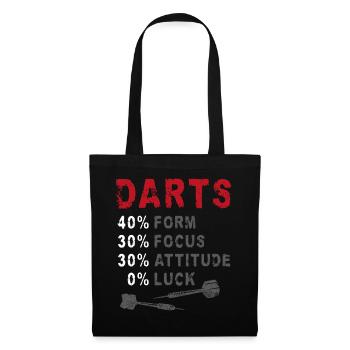 Fléchettes Vintage Fléchettes 40% Forme 30% - Sac en tissu - noir - Devant