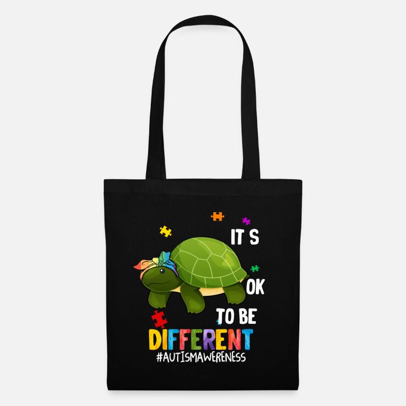 Autismus Geschenk Autist Asperger ADHS Autism - Stoffbeutel - Schwarz