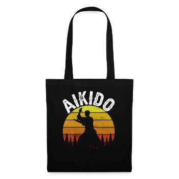 Aikido Martial Arts Fighter Martial Arts Lovers - Tote Bag - black - Front