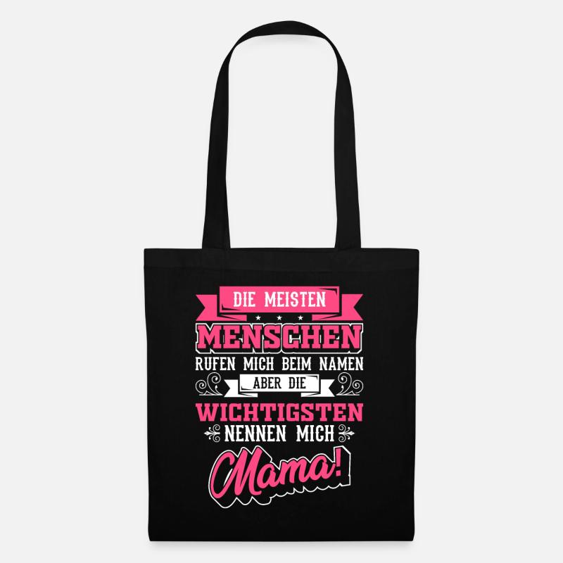 Mama Muttertag - Stoffbeutel - Schwarz