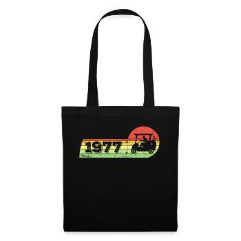 Golfer Golfer Born 1977 Birthday - Tote Bag - black - Front