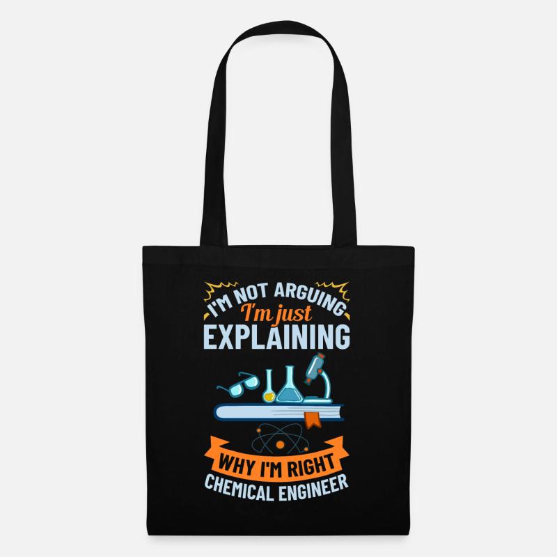 Chemical Engineer Chemical Engineering Science - Tote Bag - black